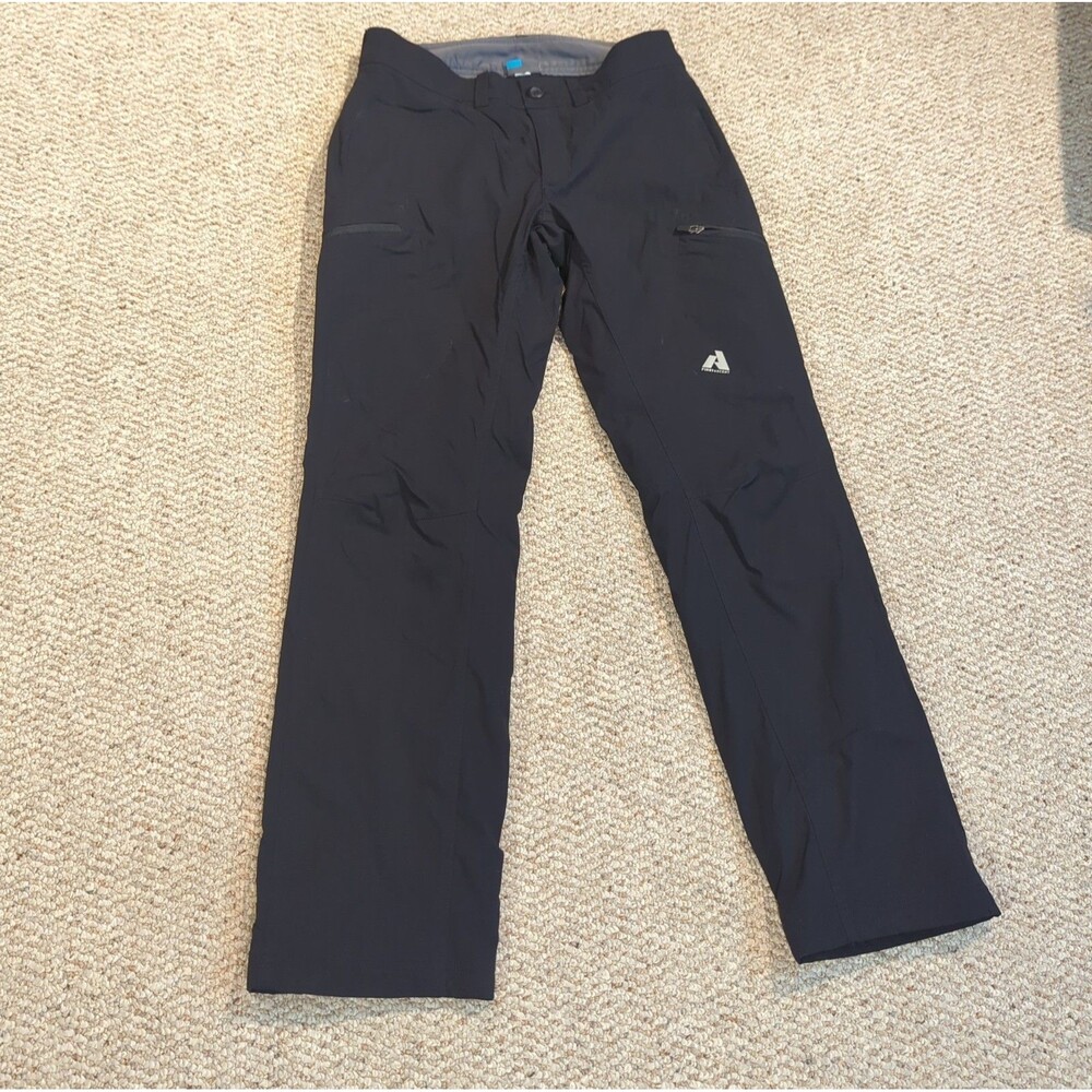Eddie Bauer First Ascent Fleece Lined Pants Mens 30X32 Black Outdoor